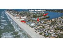 Indian Rocks Beach property with public beach access and Indian Rocks Beach Nature Preserve views at 819 Gulf Blvd, Indian Rocks Beach, FL 33785
