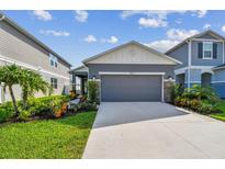 Charming single Gathering home with a well-maintained lawn and beautiful landscaping at 9577 Sandy Bluffs Cir, Parrish, FL 34219