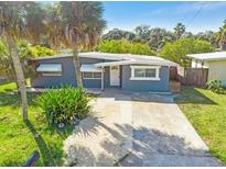 Charming single-story home with well-maintained landscaping and a quaint front entrance at 7313 Royal Palm Dr, New Port Richey, FL 34652