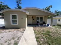Charming single-story home featuring a cozy front porch and well-maintained exterior at 3632 15Th S Ave, St Petersburg, FL 33711
