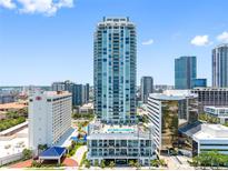 Stunning high-rise condo featuring resort-style amenities and panoramic city views on a bright, sunny day at 301 1St S St # 1906, St Petersburg, FL 33701