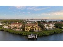 Stunning waterfront home with a private dock and beautiful landscaping in a desirable community at 4128 Causeway Vista Dr, Tampa, FL 33615