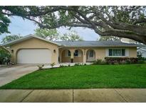 Charming single-story home featuring a well-manicured lawn and inviting curb appeal at 2273 Willowbrook Dr, Clearwater, FL 33764