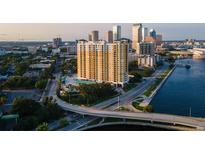 Stunning high-rise condominium with beautiful water views and skyline in the background at 345 Bayshore Blvd # 508, Tampa, FL 33606