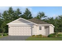 Charming single-story home featuring a two-car garage and neutral-colored exterior with well-maintained landscaping at 3707 Ambersweet Xing, Parrish, FL 34219