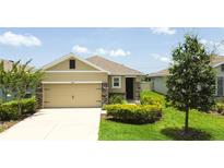 Charming single-story home featuring an attached two-car garage and well-maintained landscaping at 3762 Mossy Limb Ct, Palmetto, FL 34221