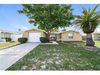 Charming single-story home with a well-manicured lawn and mature trees at 8804 Lido Ln, Port Richey, FL 34668