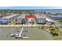 Waterfront condo complex with boat docks and bay views near the Gulf of Mexico at 3114 59Th S St # 101, Gulfport, FL 33707