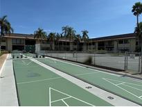 Outdoor shuffleboard courts offer a fun and engaging recreational amenity for residents and guests at 12300 Vonn Rd # 9105, Largo, FL 33774