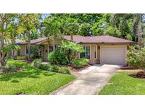 Charming one-story home with a well-maintained lawn and lush landscaping at 3354 52Nd N St, St Petersburg, FL 33703