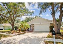 Charming single-Gathering home with a two-car garage and well-maintained landscaping at 9807 Stephenson Dr, New Port Richey, FL 34655