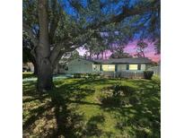 Charming single-story home featuring a well-maintained lawn, mature shade trees, and an attached garage at 5337 11Th N Ave, St Petersburg, FL 33710
