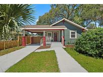Charming single-Gathering home featuring a covered entryway and inviting curb appeal at 1435 Prescott S St, St Petersburg, FL 33712