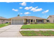 Charming single-story home with a two-car garage and a well-maintained front yard at 4530 Zack Dr, New Port Richey, FL 34653