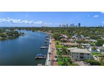 Beautiful waterfront home with dock access and views of the city skyline at 2800 Coffee Pot Ne Blvd, St Petersburg, FL 33704