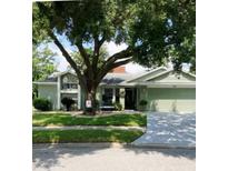 Charming single-Gathering home with a mature tree and well-maintained lawn at 8101 Roxboro Dr, Hudson, FL 34667