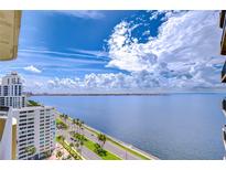 Expansive water view from a high-rise condo, showcasing the serene bay and blue sky at 2413 Bayshore Blvd # 1903, Tampa, FL 33629