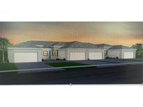 Newly constructed Florida home featuring an attached garage for convenient parking at 18848 Indian Rock Pl, Lakewood Ranch, FL 34211
