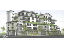 Modern building with multiple floors and balconies at 64 Bay Esplanade # 304, Clearwater, FL 33767