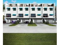Modern townhouses with private garages and balconies at 11605 1St E St # B-3, Treasure Island, FL 33706