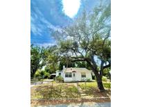 White house with mature trees and fence at 37 W Martin Luther King Jr Dr, Tarpon Springs, FL 34689