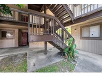 Exterior view of a stairwell leading to condo units at 6310 Newtown Cir # 10B5, Tampa, FL 33615