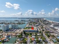 Aerial view of the property showing its location and surroundings at 300 64Th Ave # 422, St Pete Beach, FL 33706