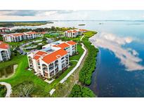 Aerial view of condo complex near the water at 308 Mariner Dr # 308, Tarpon Springs, FL 34689