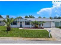 Charming ranch-style home with well-manicured lawn at 3543 Seffner Dr, Holiday, FL 34691