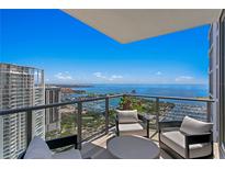 Stunning balcony view overlooking the water at 301 1St S St # 3004, St Petersburg, FL 33701