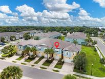 Aerial view of a townhome community, highlighting the subject property's location at 2503 Arch Ave # 139W, Oldsmar, FL 34677