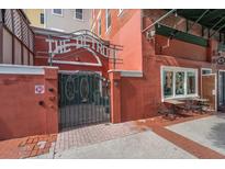 The Detroit Building entrance with gated access at 215 Central Ave # 4F, St Petersburg, FL 33701