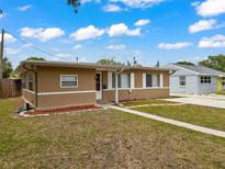 Ranch home exterior with walkway and landscaping at 1513 55Th N Ave, St Petersburg, FL 33703