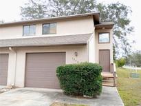 Charming townhouse featuring an attached garage and a cozy front entrance at 12401 Joel Ct, Tampa, FL 33612