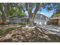Charming single-story home with mature trees and a well-maintained lawn offers great curb appeal at 279 Maple Ave, Palm Harbor, FL 34684