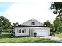 Charming one-story home with a two car garage, manicured lawn and beautiful landscaping at 20016 Golden Glow Loop, Venice, FL 34292