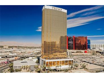 Aerial view of Trump International Hotel and surrounding area at 2000 N Fashion Show Dr # 4822, Las Vegas, NV 89109