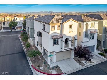 Beautiful three-story home with attached two-car garage, in a quiet cul-de-sac at 9528 Log Jam St, Las Vegas, NV 89178