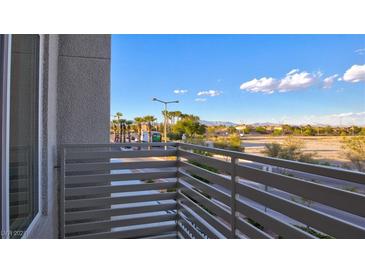 Enjoy city and mountain views from this private balcony at 1163 Blossom Point St, Las Vegas, NV 89135