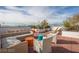 Rooftop patio with seating, plants, and city views at 150 Las Vegas Blvd # 2304, Las Vegas, NV 89101