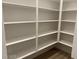 Walk-in pantry with ample shelving for storage at 50 Barrio Alto Ct, Henderson, NV 89011