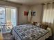 Bedroom with a queen-size bed and access to a balcony at 3550 Bay Sands Dr # 3049, Laughlin, NV 89029