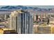 High-rise building aerial view, showcasing city skyline at 2700 Las Vegas Blvd # 4003, Las Vegas, NV 89109