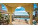 Community pool with covered seating and stunning mountain views at 3550 Bay Sands Dr # 1016, Laughlin, NV 89029