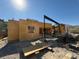 Exterior framing of a new home showcasing the structure and windows at 1764 Amarone Way, Henderson, NV 89012