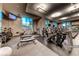 Modern fitness center with various exercise equipment at 135 E Harmon Ave # 1518, Las Vegas, NV 89109