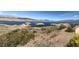 Scenic overlook of a lake and desert landscape at 7192 Polita Ct, Las Vegas, NV 89156