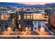 Night aerial view of modern townhouses at 4152 Yucca Bloom St # 1, Las Vegas, NV 89135