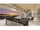 Modern kitchen with island and city views at 616 Scenic Rim Dr, Henderson, NV 89012