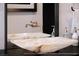 Elegant bathroom with a rectangular onyx sink and modern faucet at 6851 Milos Rd, Las Vegas, NV 89118